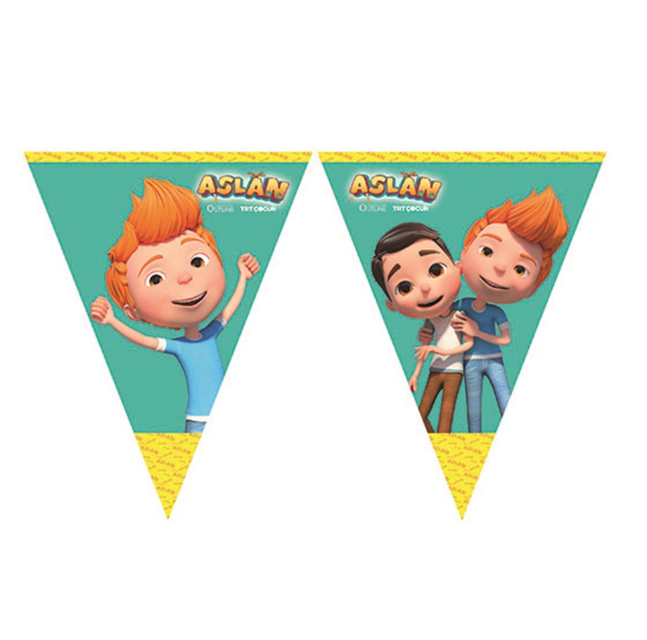  FLAMA BAYRAK SET ASLAN 3.20m