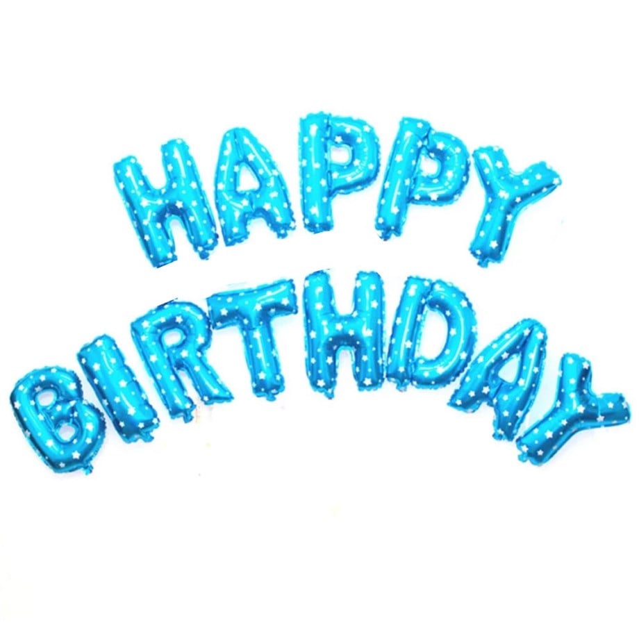  FOL-2 HAPPY BIRTDAY BALON MAVİ 40 CM