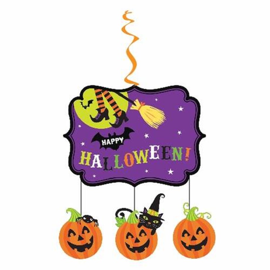  HALLOWEEN ASMALI TAVAN SÜSÜ 33 X 130 CM