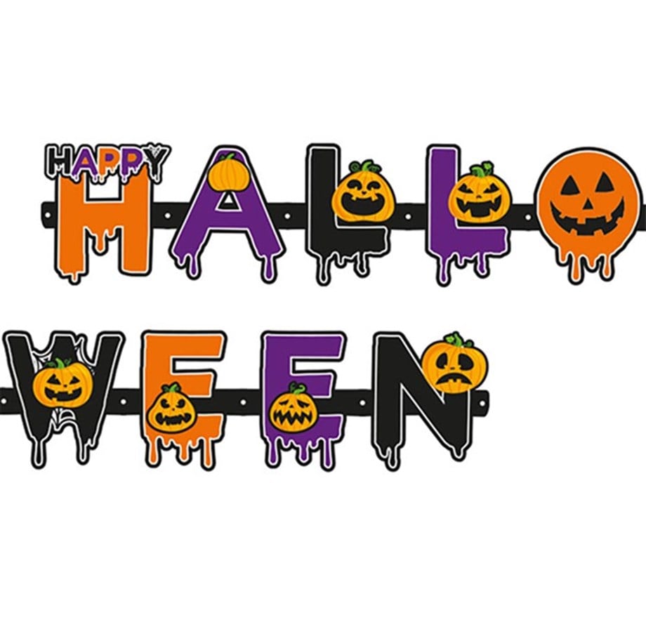  HALLOWEEN BALKABAĞI ÖZEL KESİM BANNER 2.5 MT