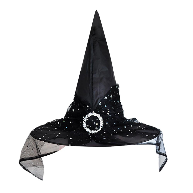  HALLOWEEN CADI ŞAPKA ÖRÜMCEK AĞLI - TAŞLI