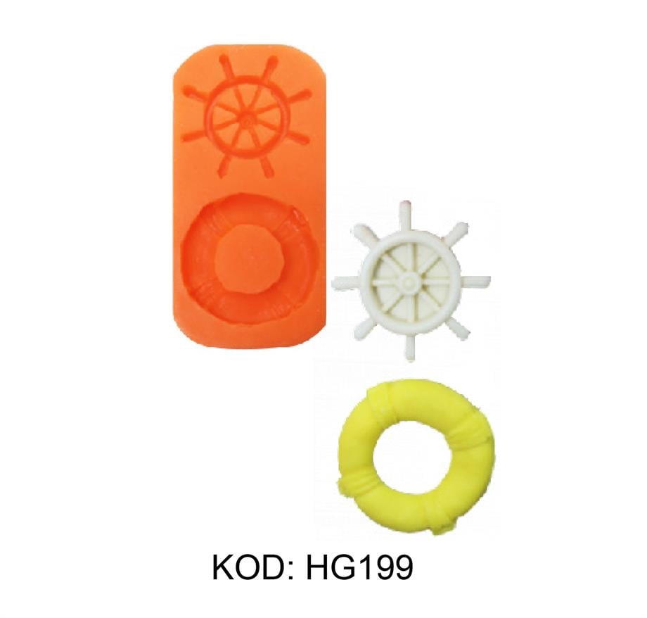  HG-199 CAN SİMİDİ DÜMEN SİLİKON KALIP 8 X 4.5cm