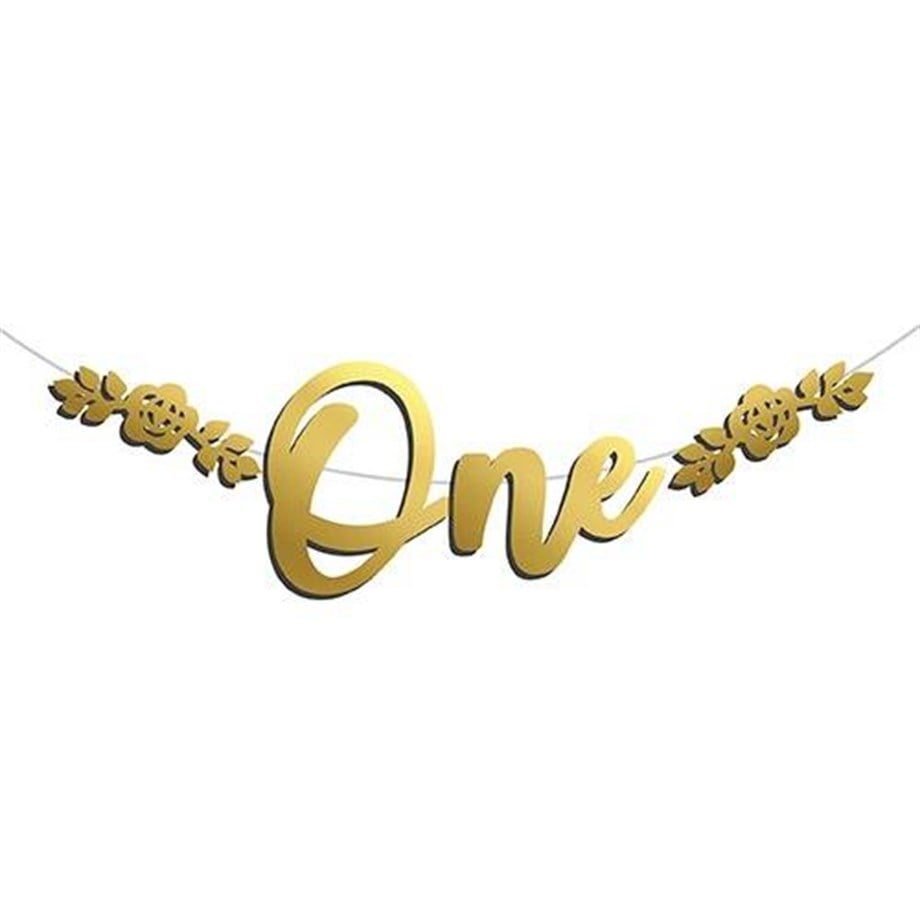  KALİGRAFİ BANNER GOLD ONE