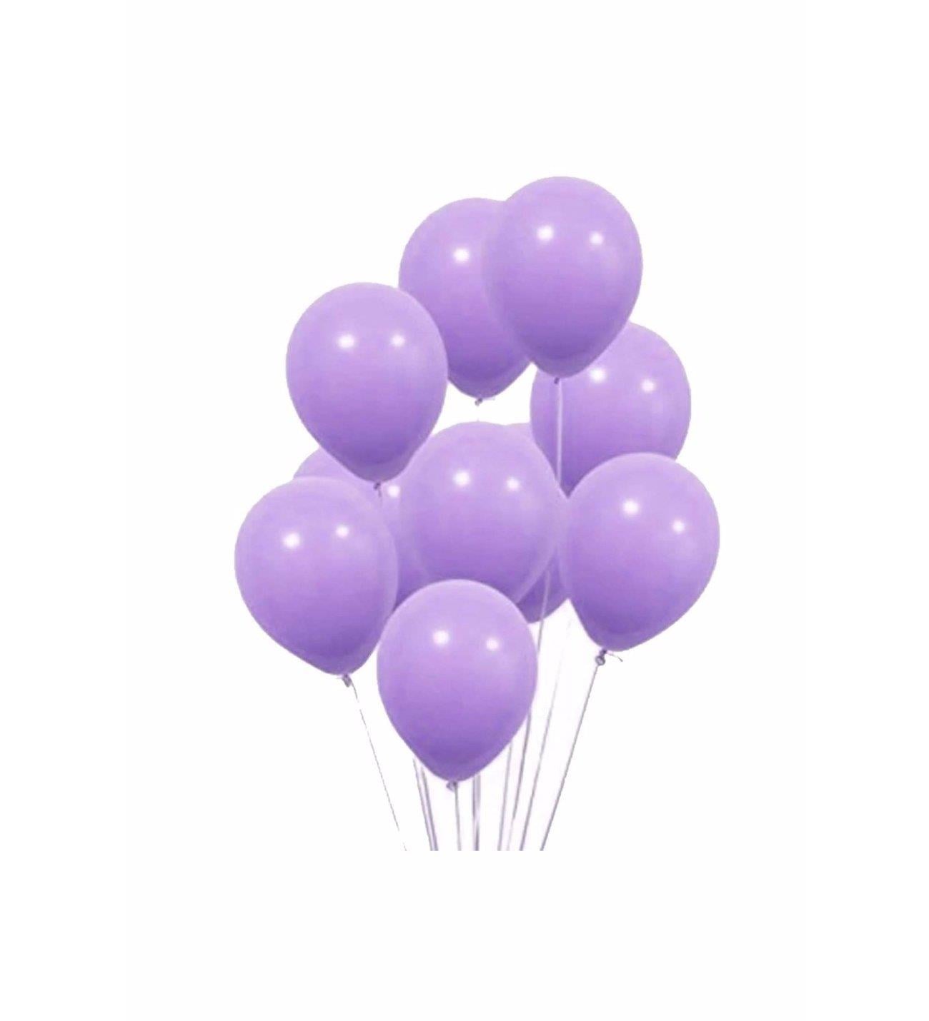  MAKARON BALON LİLA 10 ADET