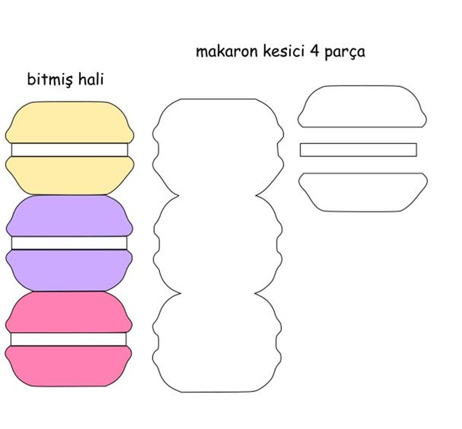  MAKARON KESİCİ 4 LÜ KESİCİ SET
