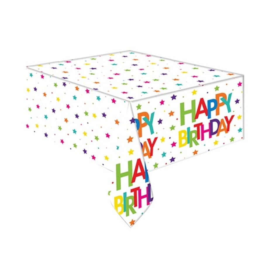  MASA ÖRTÜSÜ SUPERSTAR BIRTHDAY 120 X 180 CM