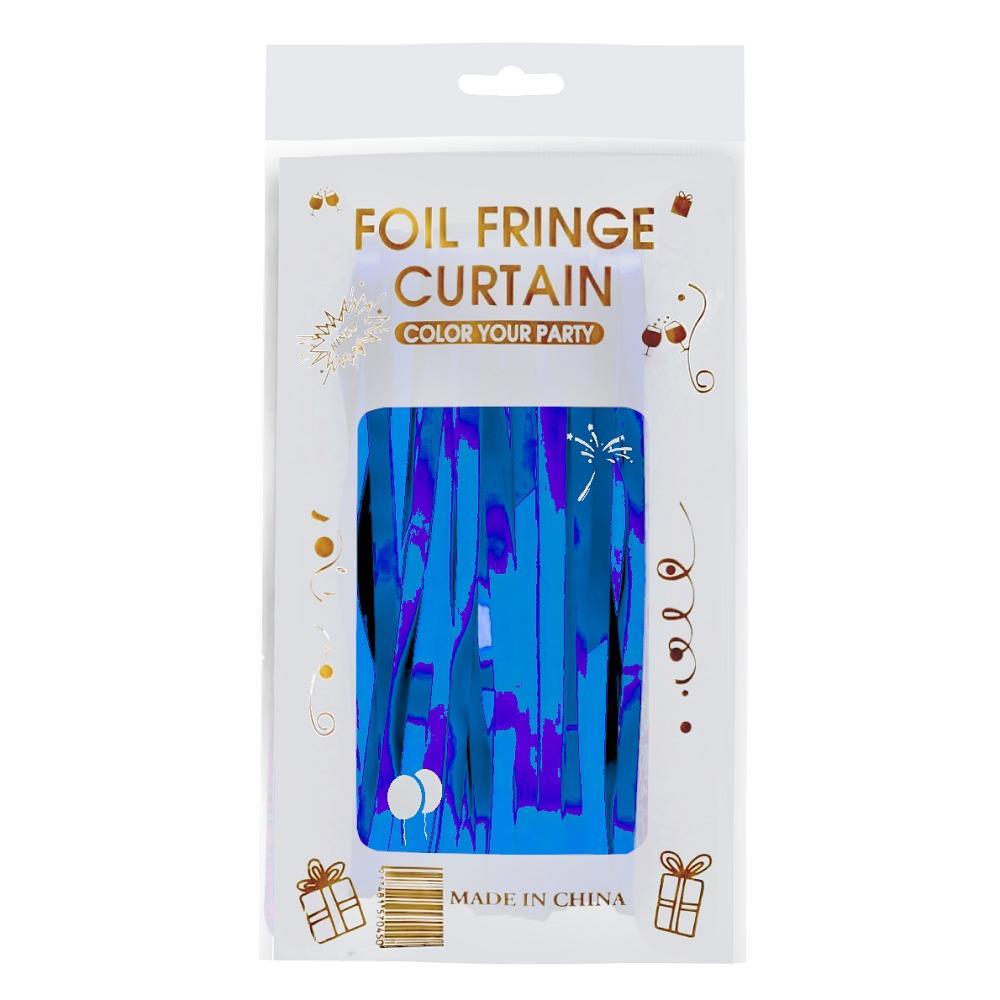  METALİZE MAVİ ARKA PLAN PERDESİ