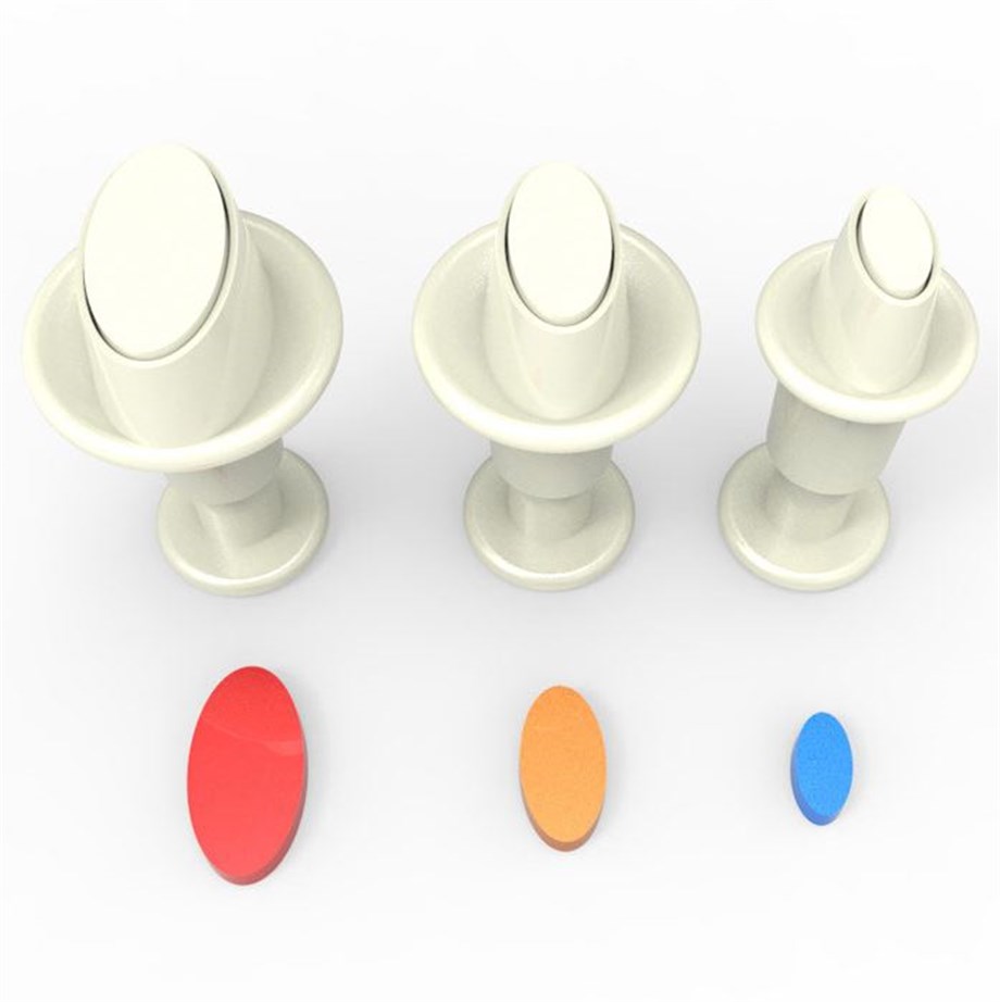  MİNİ BASMALI KOPAT OVAL 3 LÜ