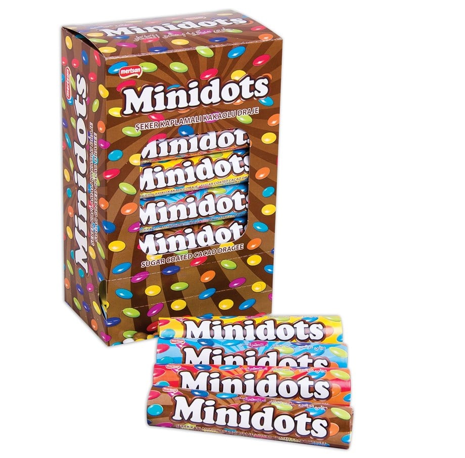  MİNİDOTS DRAJE KOKOLİN KUTU 12 GR