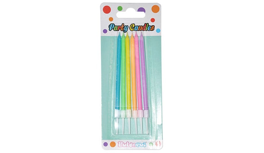  MUM KARIŞIK RENK ALTLIKLI  12 CM 6 ADET