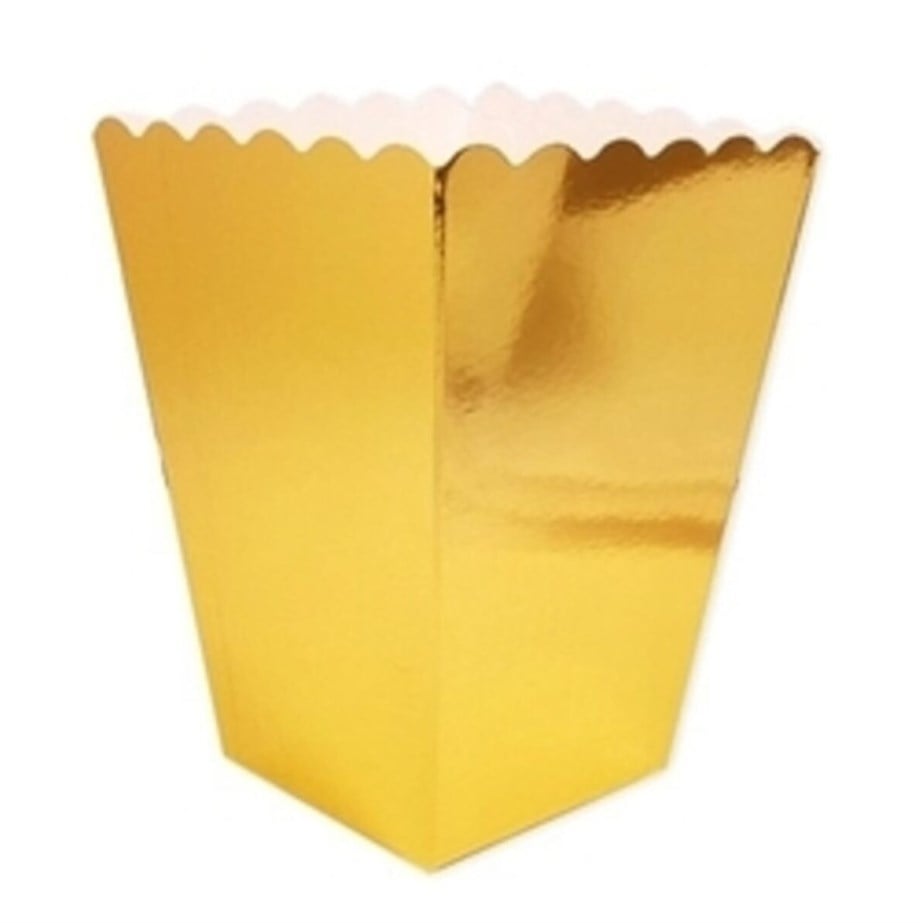  PARLAK POPCORN KUTUSU GOLD 8 ADET