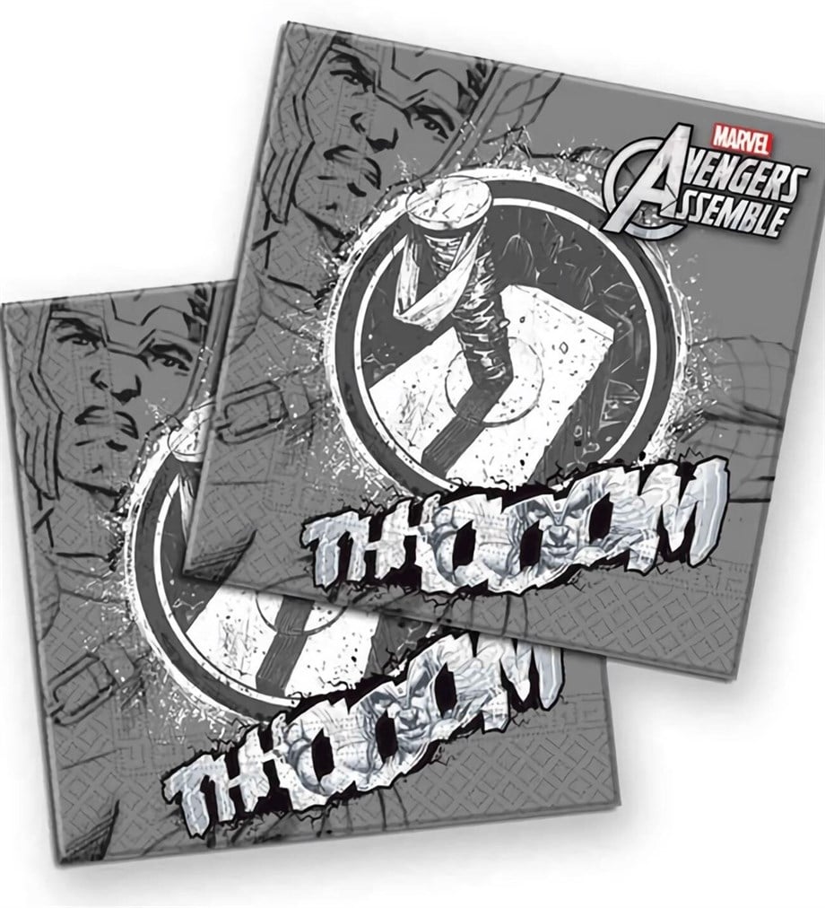  PEÇETE THOR 33 X 33 cm 20 ADET LİSANSLI