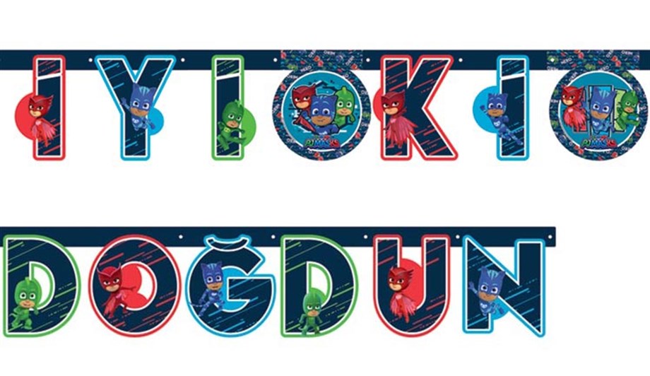  PJ MASKS TREND LİSANSLI İYİKİ DOĞDUN SET (2,00m)