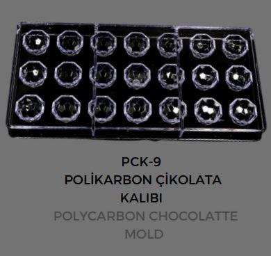  POLİ KARBON ÇİKOLATA KALIBI ALTIGEN ZN-184 PCK-9