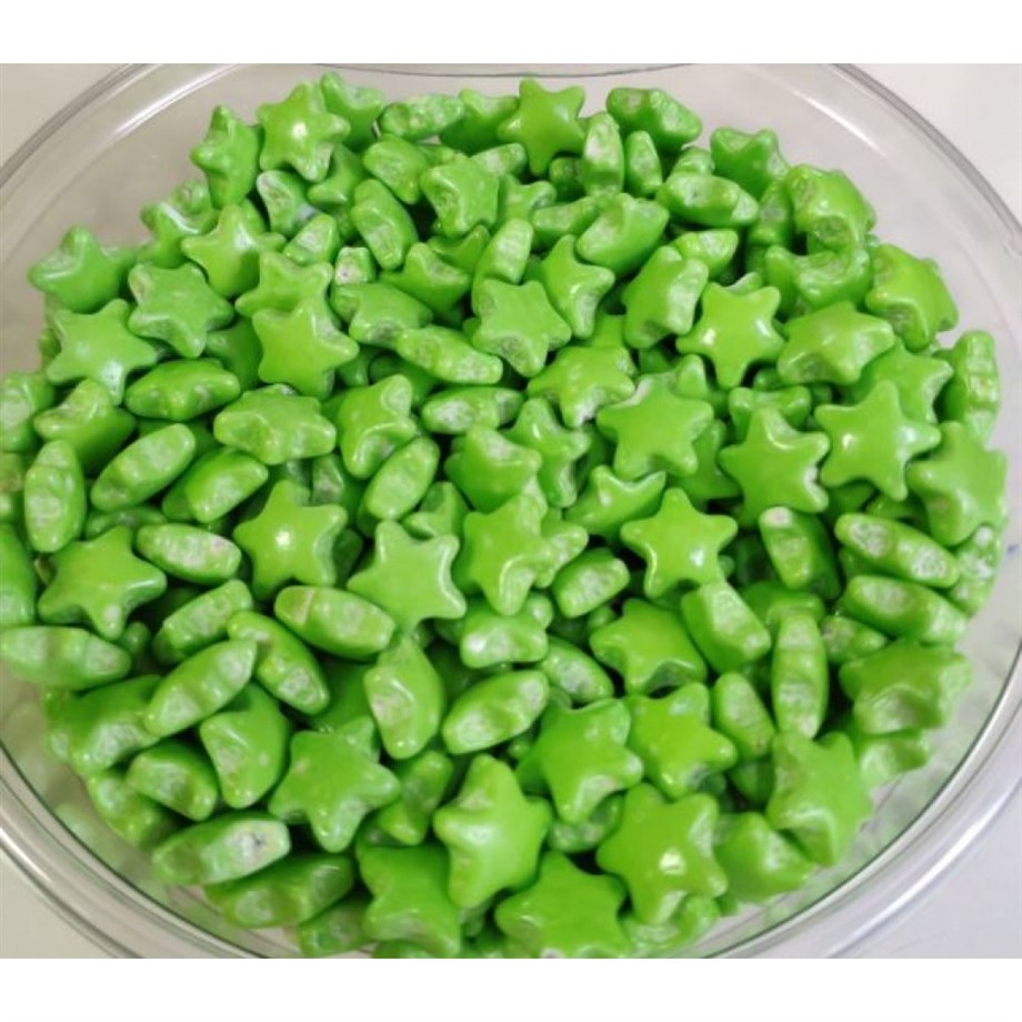  RENKLİ ŞEKER YILDIZ YEŞİL 100 GR