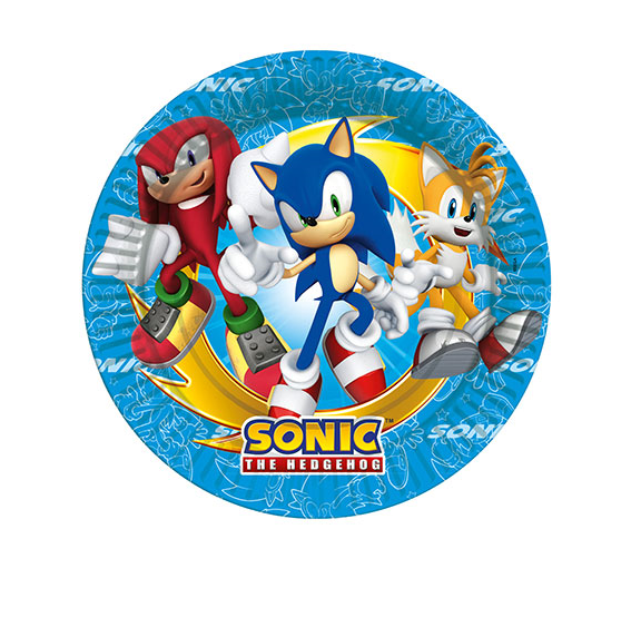  TABAK SONIC 23 CM 8 ADET