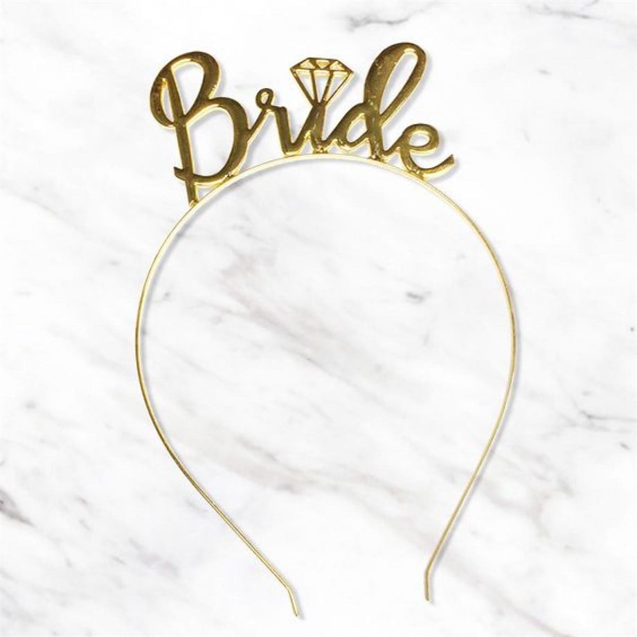  TAÇ METAL BRIDE TO BE ALTIN