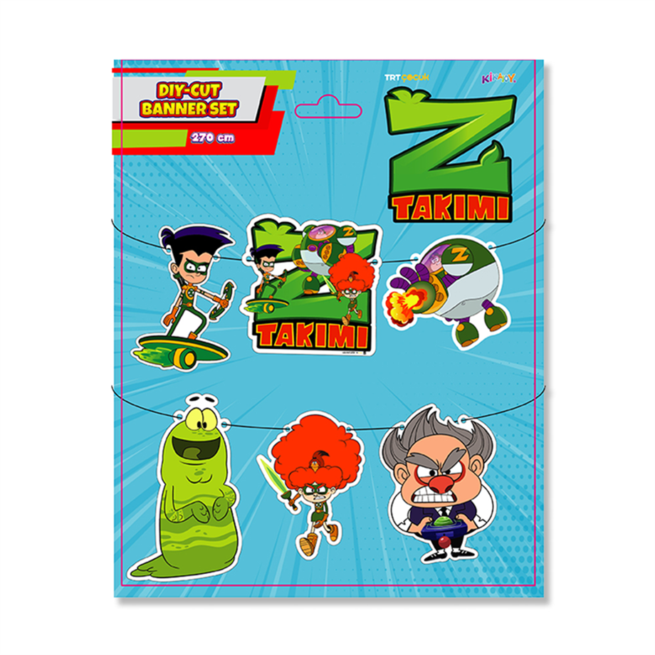  Z TAKIMI DIY CUT ÖZEL KESİM BANNER 270cm