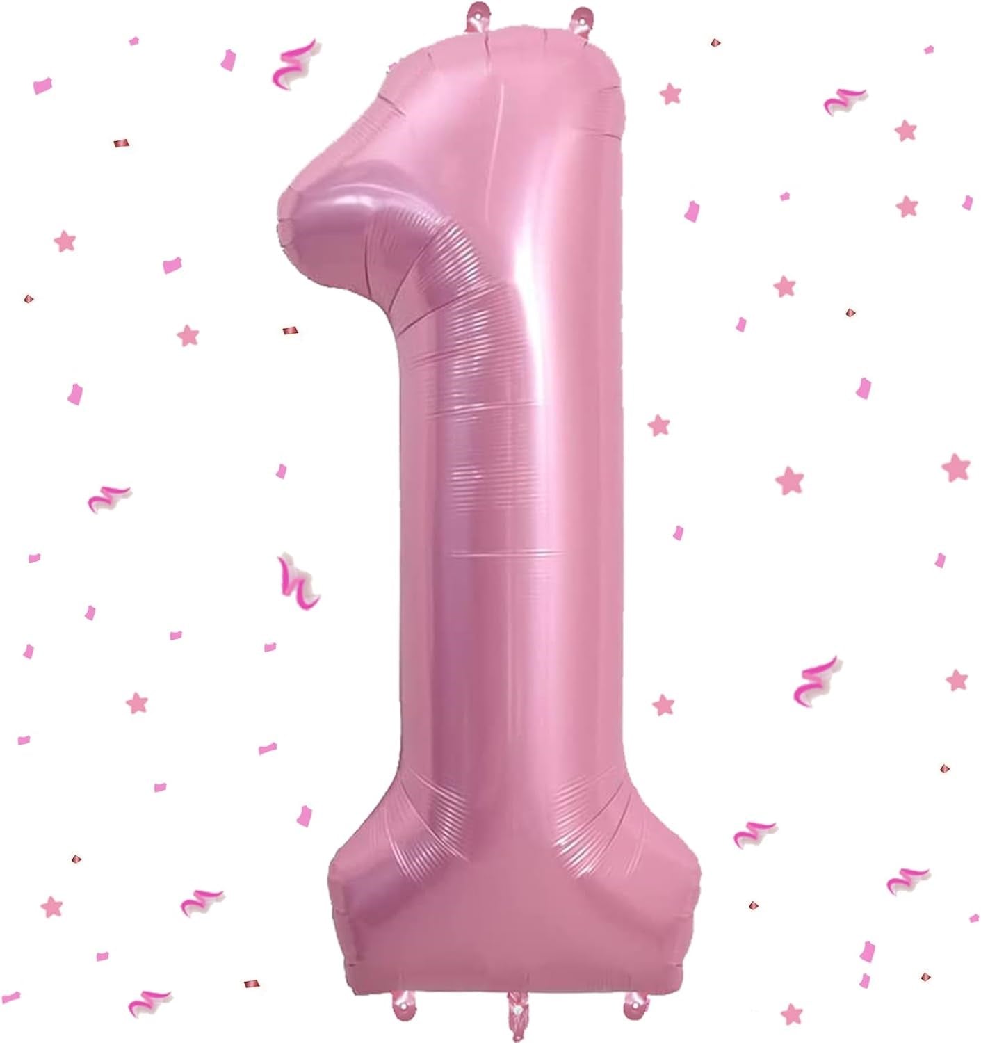 1 PEMBE 34 INCH FOLYO BALON ŞEKER PEMBESİ
