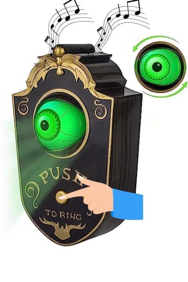 ORC-HLW-2370/S KAPI ZİLİ IŞIKLI SESLİ HAREKETLİ GÖZ HALLOWEEN