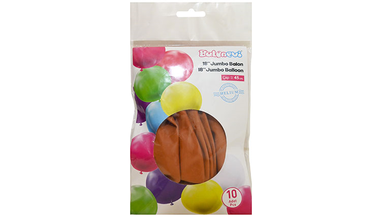 18'' KARAMEL BALON 10 AD