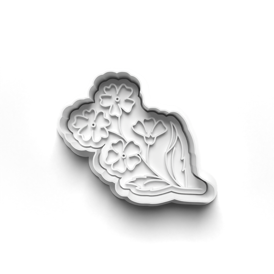 ÇİÇEK KURABİYE KALIBI KESİCİ VE DAMGASI 3D-0338_3