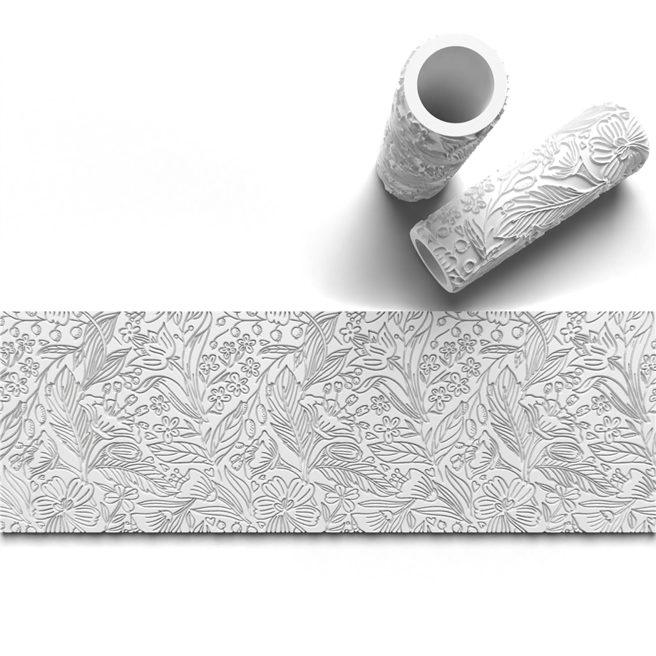 ÇİÇEK DOKULU RULO 3D-0642_1