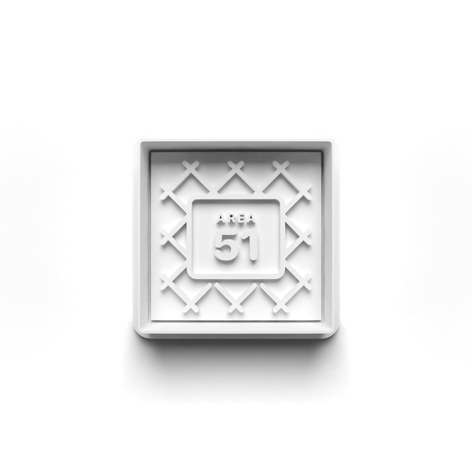 UZAYLI UFO KURABİYE KALIBI KESİCİ VE DAMGASI 3D-0435_3