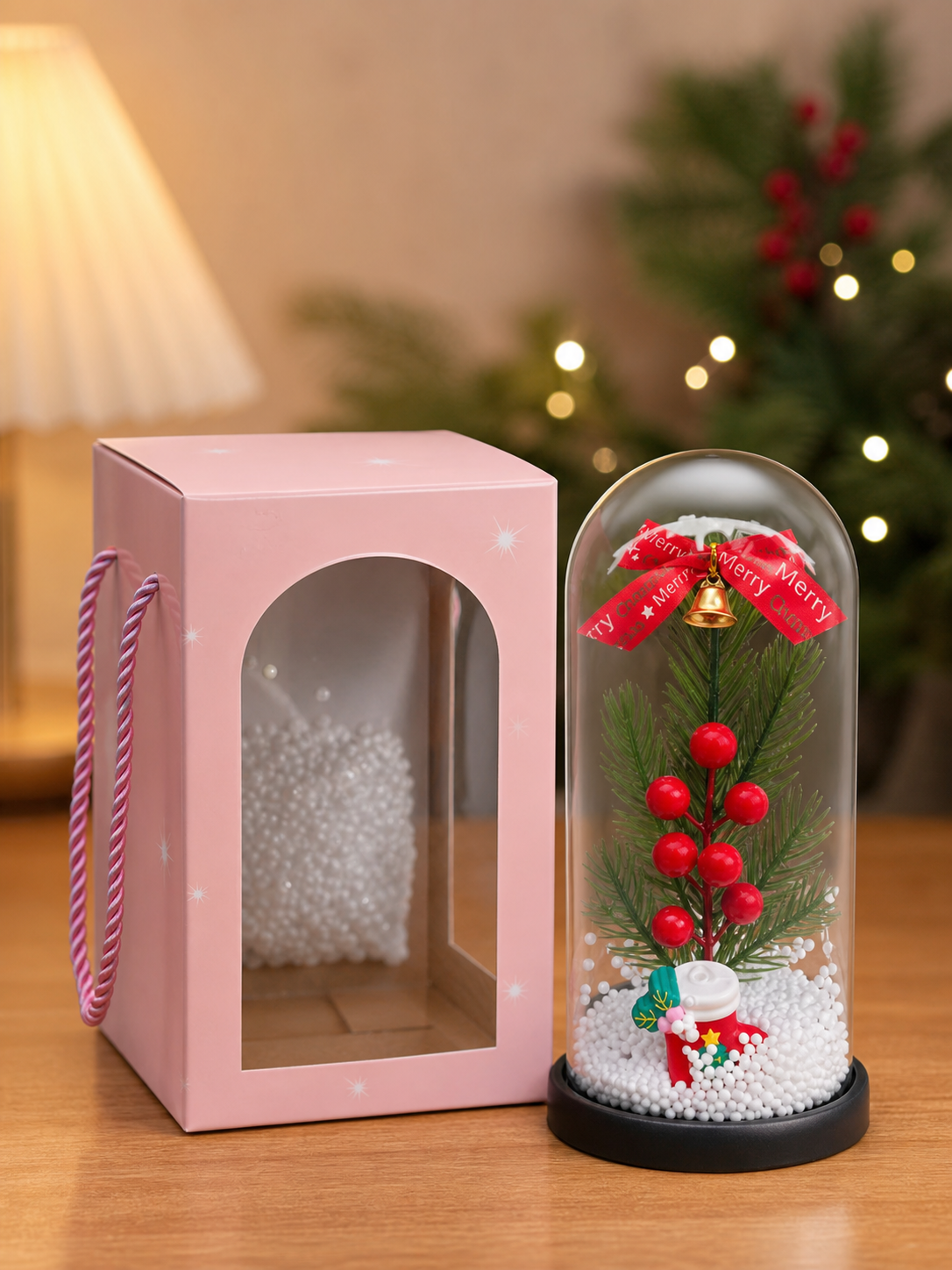 ERT-GFT-401 CRYSTAL LOVE SERİSİ BERRYLİ FANUS 11CM X 21 CM