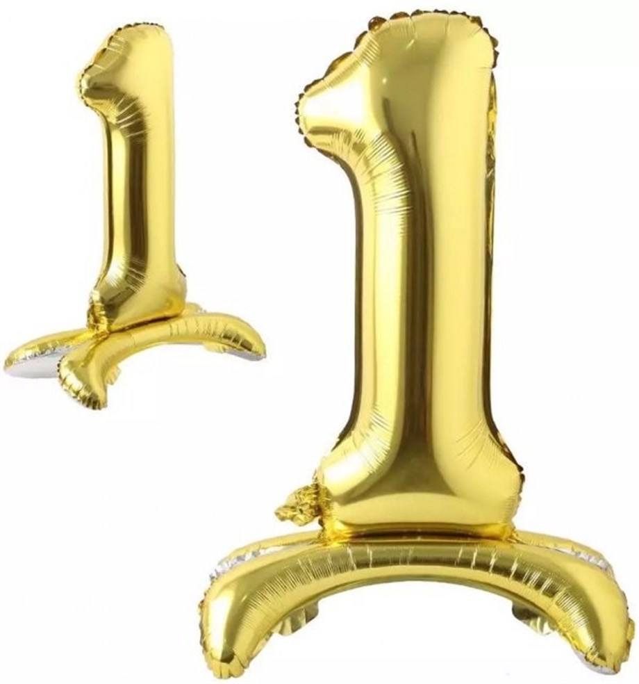 1 AYAKLI RAKAM GOLD 34 İNCH | AdanaPastaMalzemeleri.com 1 AYAKLI RAKAM FOLYO BALON GOLD 32 İNCH