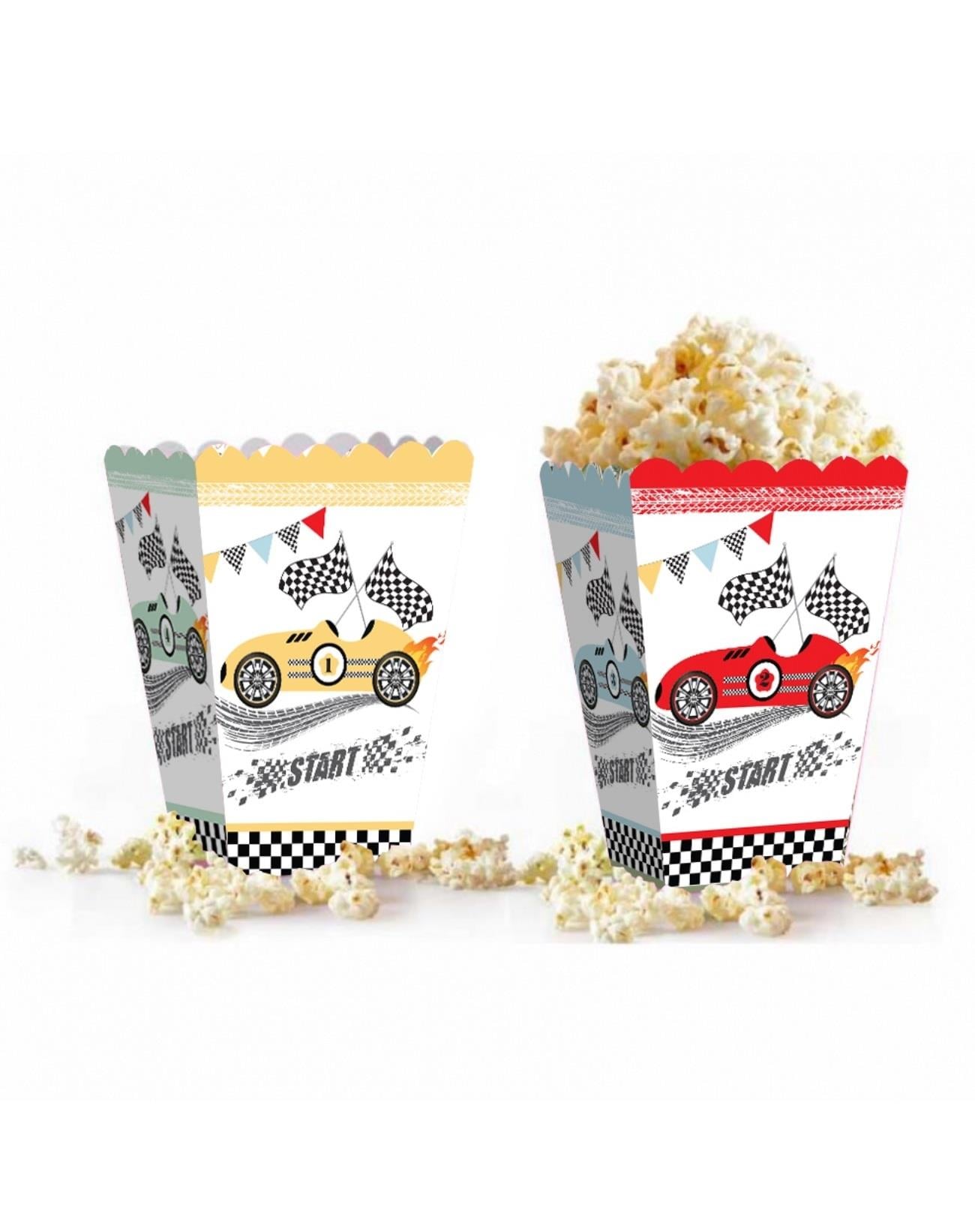 POPCORN KUTU YARIŞ ARABALARI 8 ADET BRS-