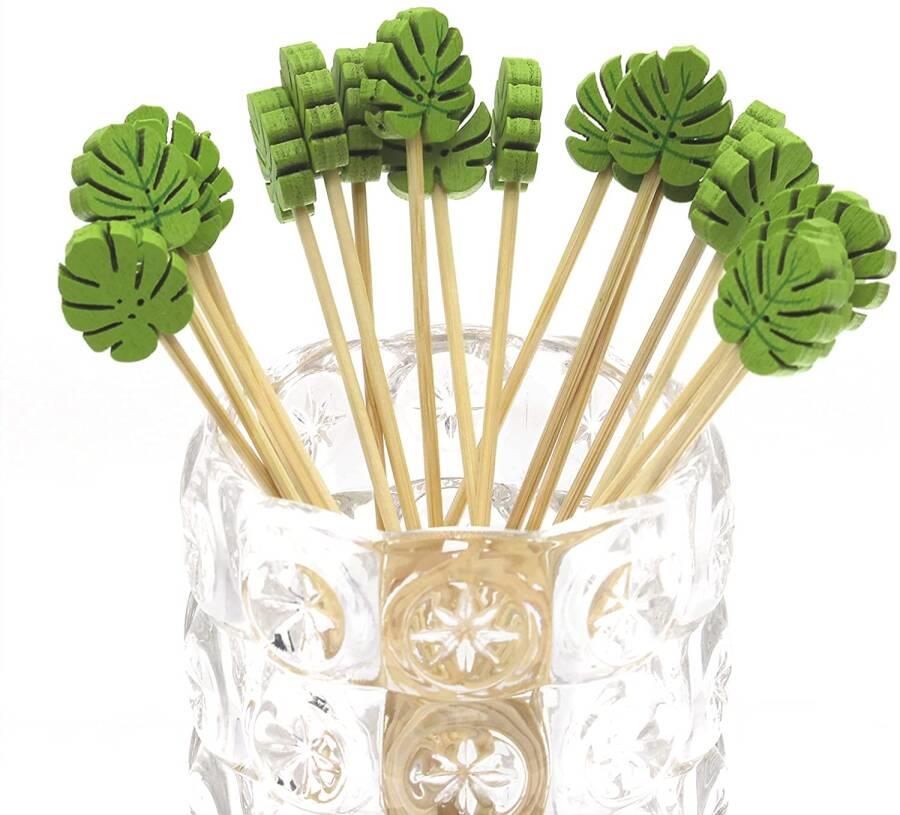 BAMBU DEVE TABANI - TROPİKAL YAPRAK KÜRDAN 12 Lİ