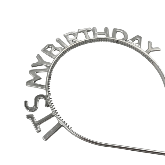 TAÇ PLASTİK GÜMÜŞ ITS MY BIRTHDAY BRS-3289