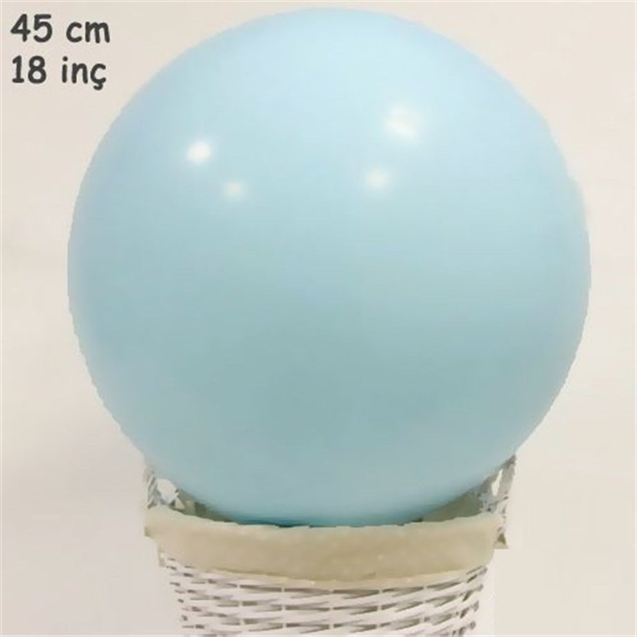 18 INCH MAKARON MAVİ JUMBO BALON | AdanaPastaMalzemeleri.com 18 INCH MAKARON MAVİ JUMBO BALON