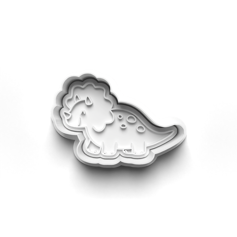 DINOZORLAR KURABİYE KALIBI KESİCİ VE DAMGASI 3D-0238_1