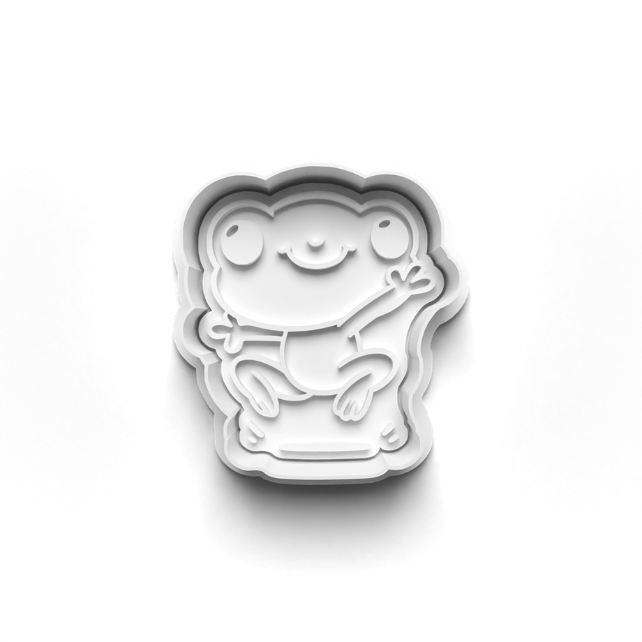 KURBAĞA KURABİYE KALIBI KESİCİ VE DAMGASI 3D-0550_4
