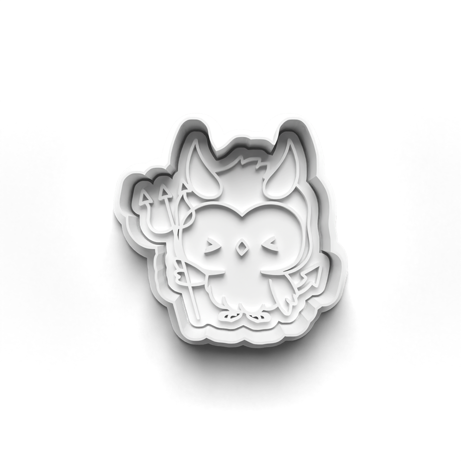 CADILAR HALLOWEEN BAYKUŞU KURABİYE KALIBI KESİCİ VE DAMGASI 3D-0448_2