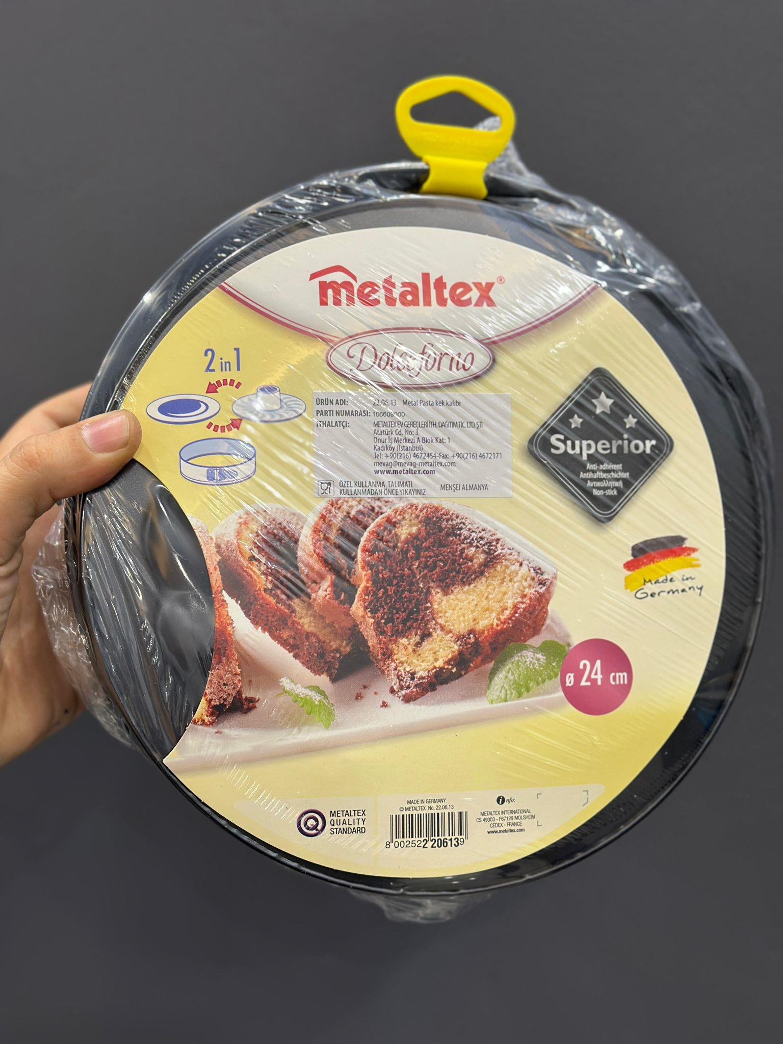 220613 ÇİFT TABANLI KEK KALIBI 24 CM