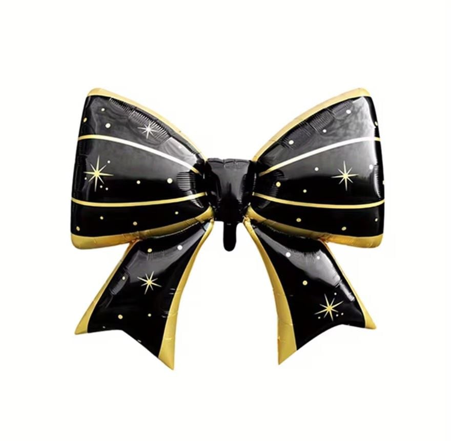 SİYAH GOLD FİYONK FOLYO BALON 0869 92X59 CM