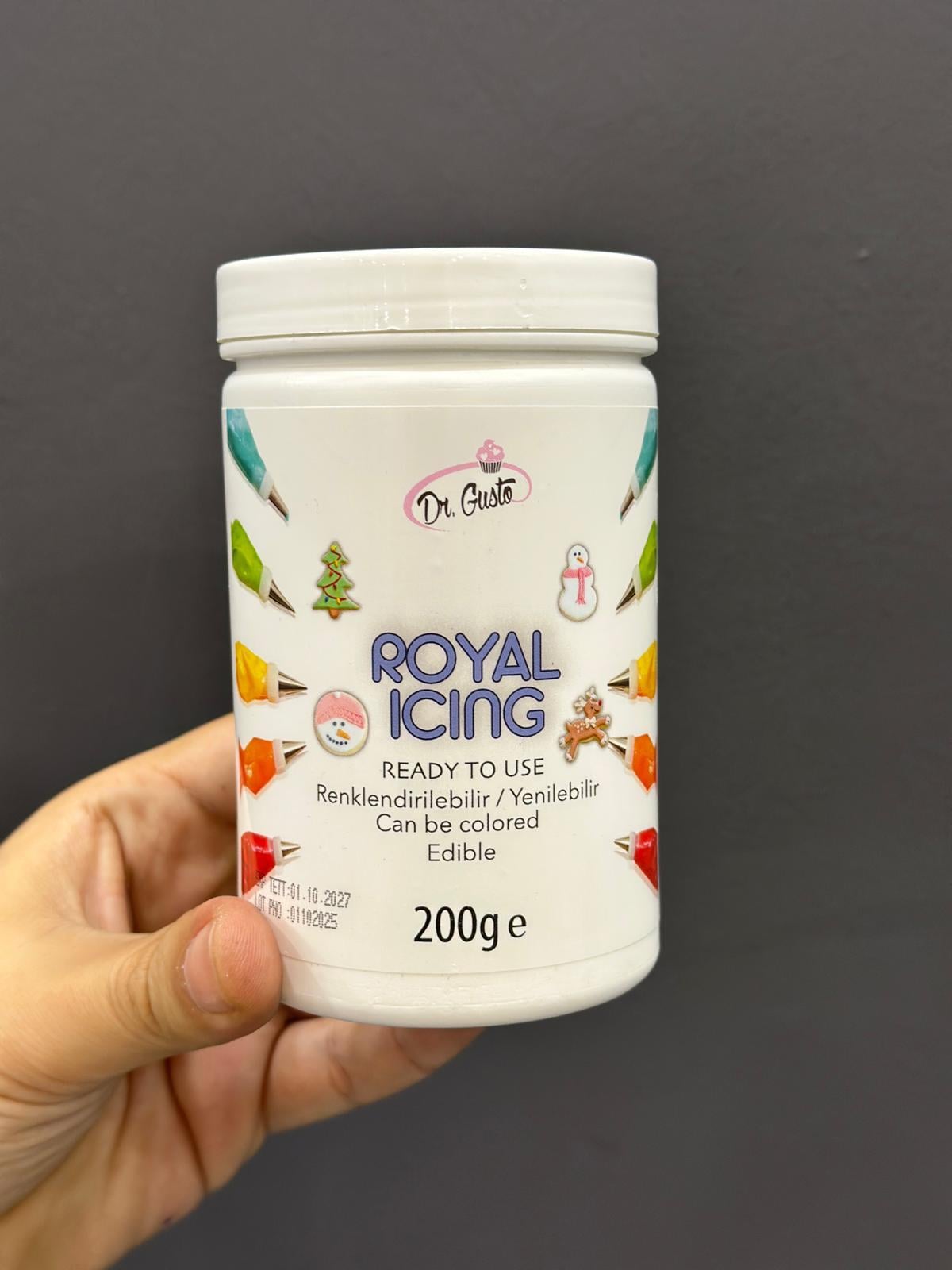 DR GUSTO ROYAL ICING TOZU 200 GR BEYAZ