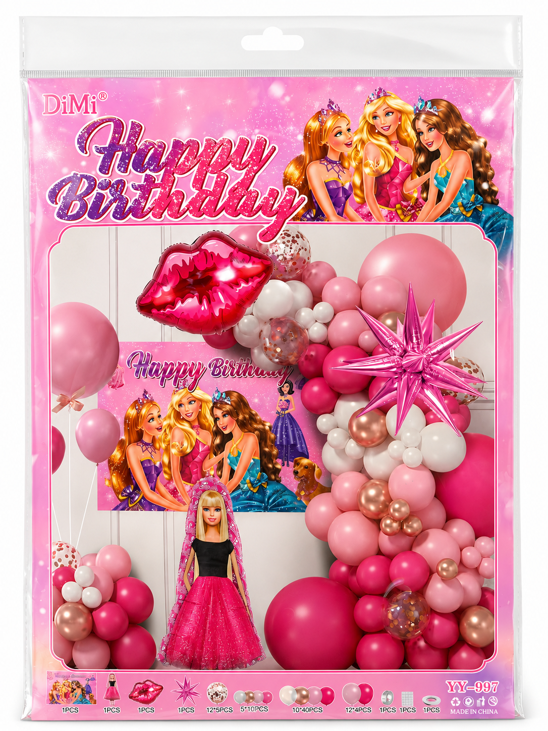 BARBIE DREAM PARTYBOX XL DOĞUM GÜNÜ FULL SET