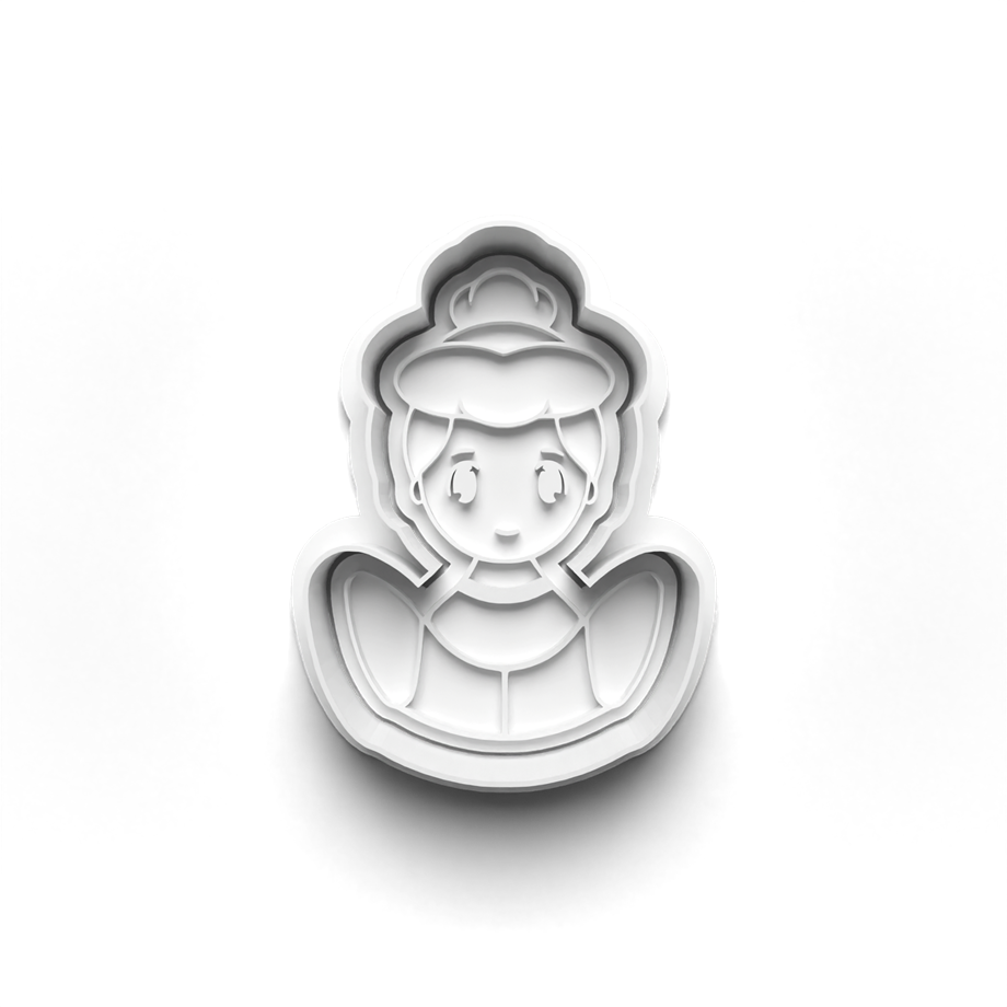 MASAL PRENSESI KURABİYE KALIBI KESİCİ VE DAMGASI 3D-0222_4