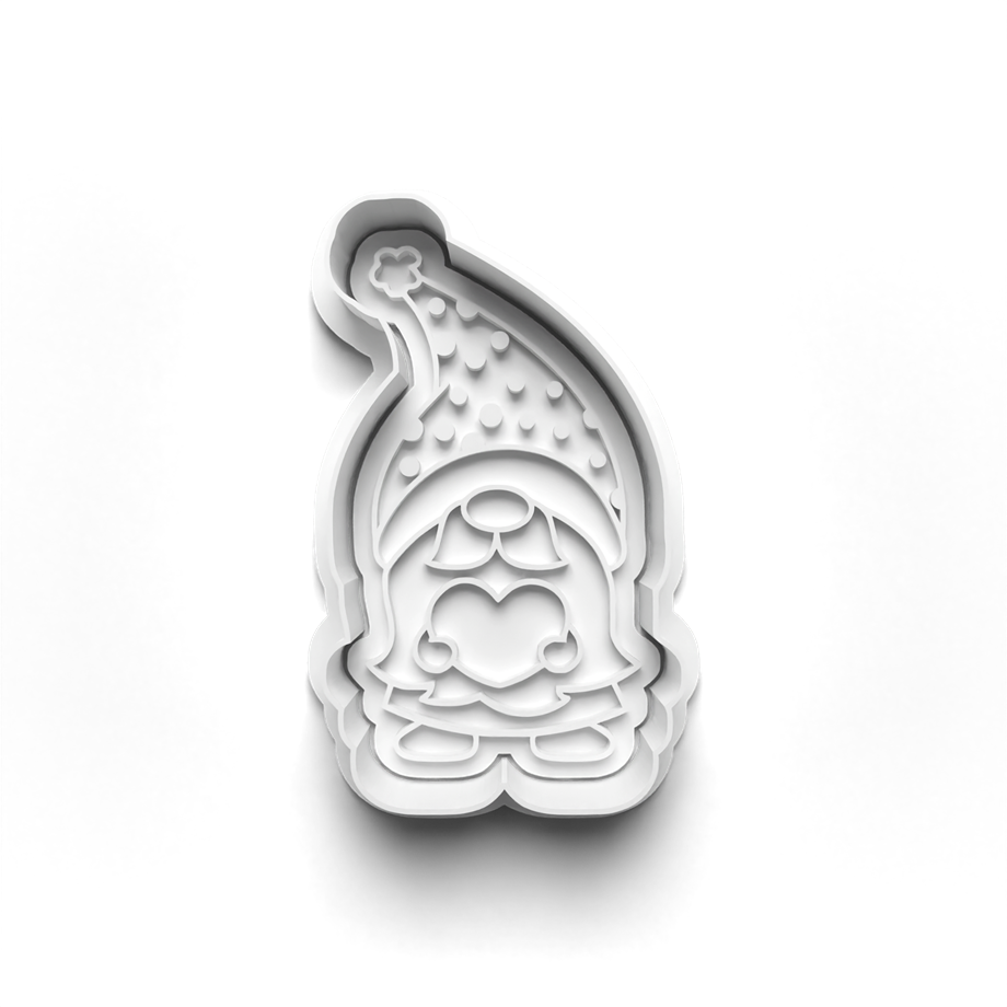 SEVGİLİLER GÜNÜ GNOMES KURABİYE KALIBI KESİCİ VE DAMGASI 3D-0526_1