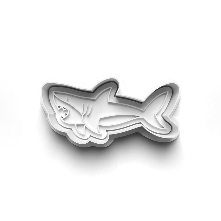 SHARKS KURABİYE KALIBI KESİCİ VE DAMGASI 3D-0358_4