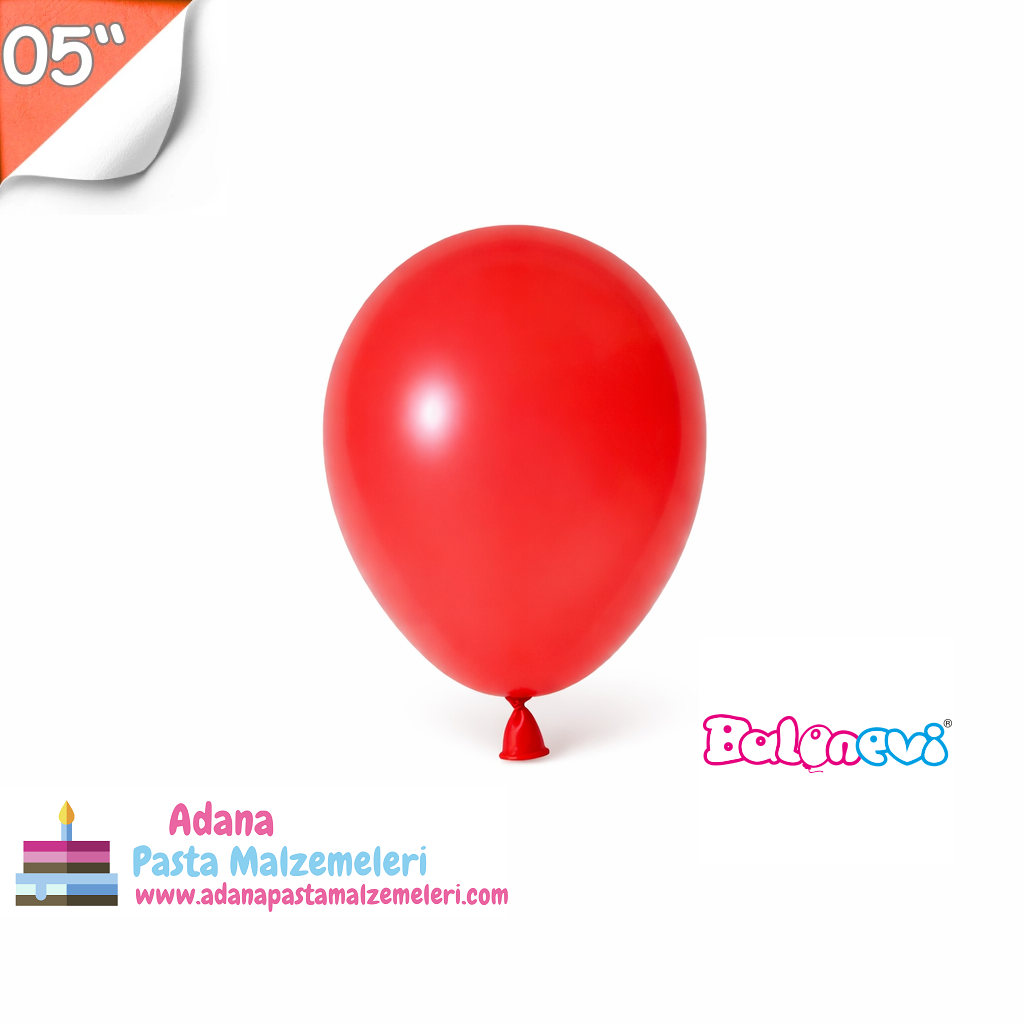 5'' PASTEL KIRMIZI BALON 10 ADET