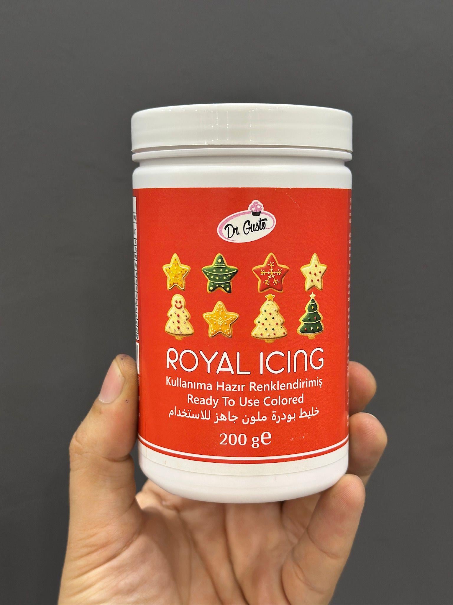 DR GUSTO ROYAL ICING TOZU 200 GR KIRMIZI