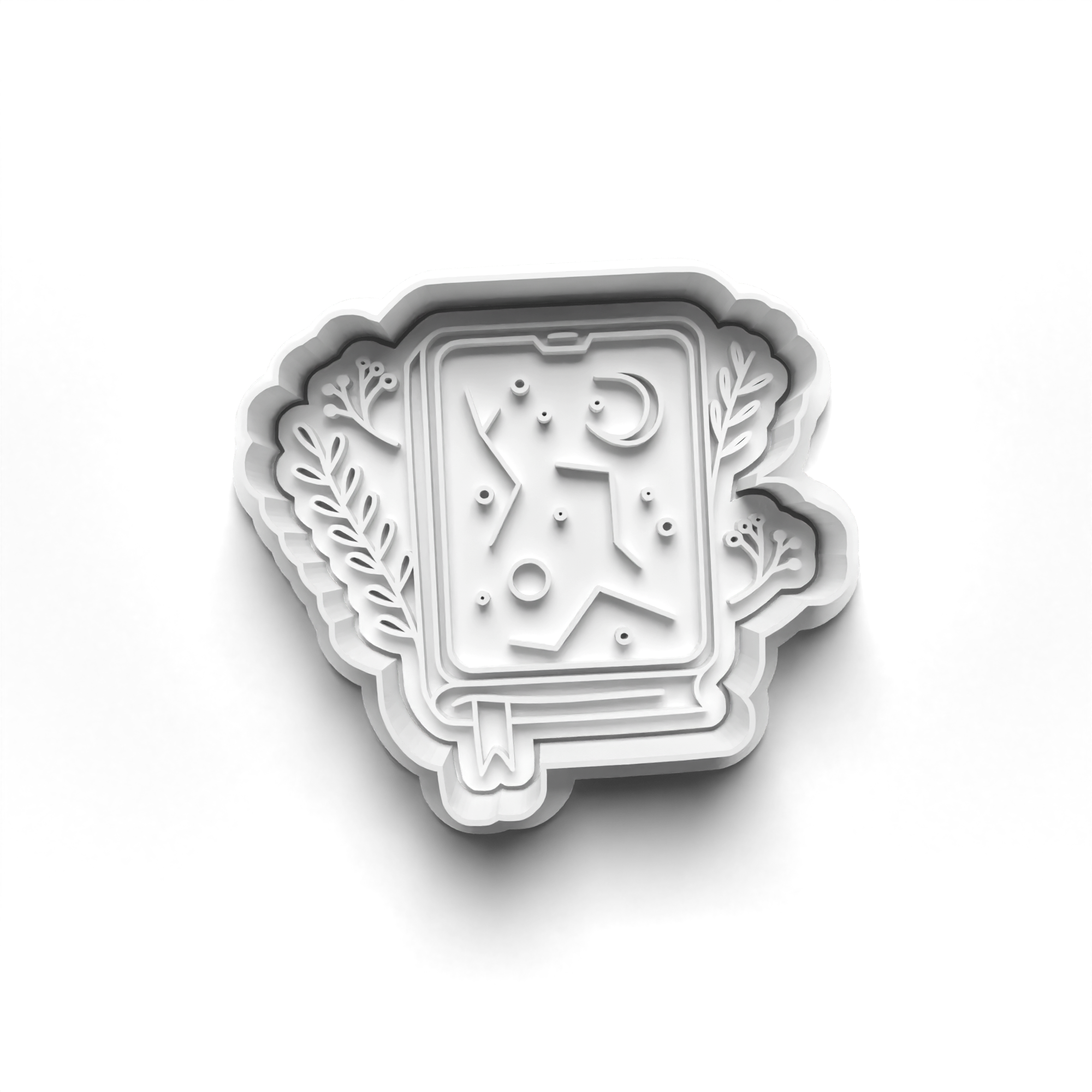 HALLOWEEN CADI WITCH KURABİYE KALIBI KESİCİ VE DAMGASI 3D-0079_4