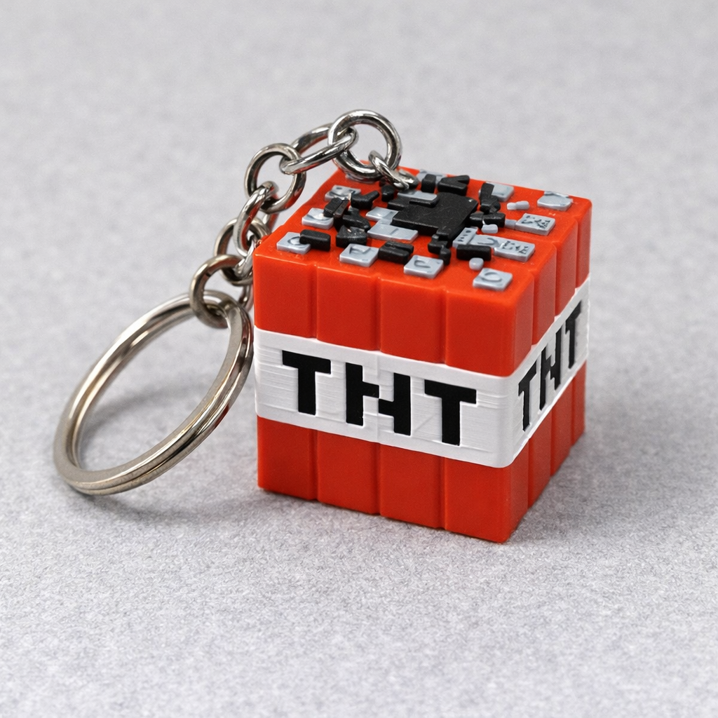 TNT MINECRAFT ANAHTARLIK MASKOT