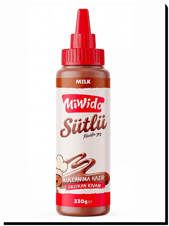 MİWİDA SÜTLÜ ÇİKOLATA SOS PANKEK WAFFLE KREP SOSU 330 GR
