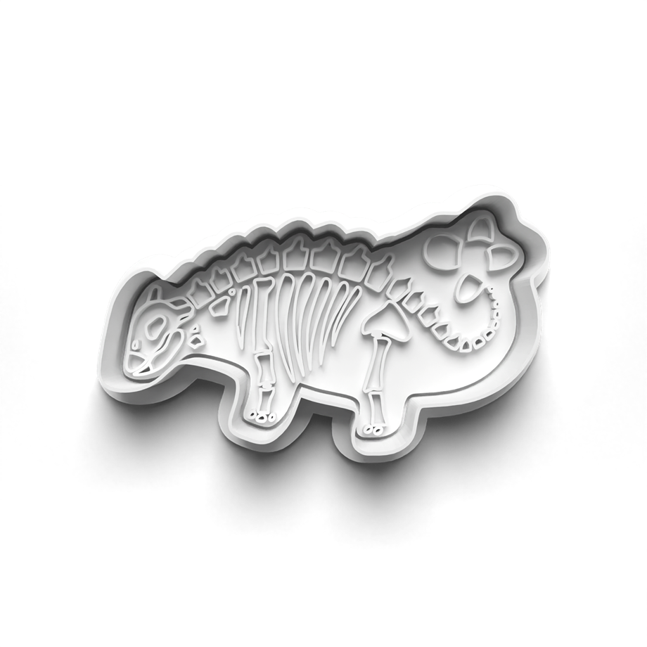 FOSIL DINOZORLAR KURABİYE KALIBI KESİCİ VE DAMGASI 3D-0223_1